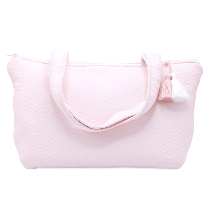 Poetree - Chevron Light Pink - Verzorgingstas /Mommy bag