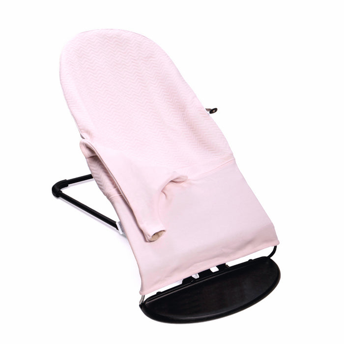 Poetree - Chevron Light Pink - Beschermhoes voor BabyBjörn wipstoel
