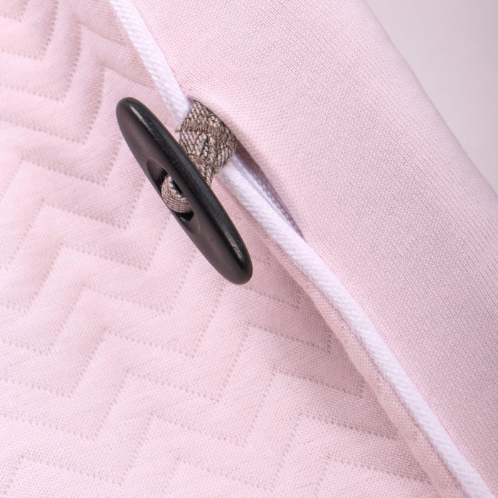 Poetree - Chevron Light Pink - Beschermhoes voor BabyBjörn wipstoel