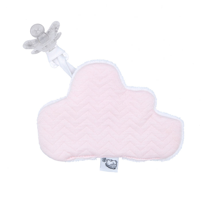 Poetree - Chevron Light Pink - Speendoekje Cloud