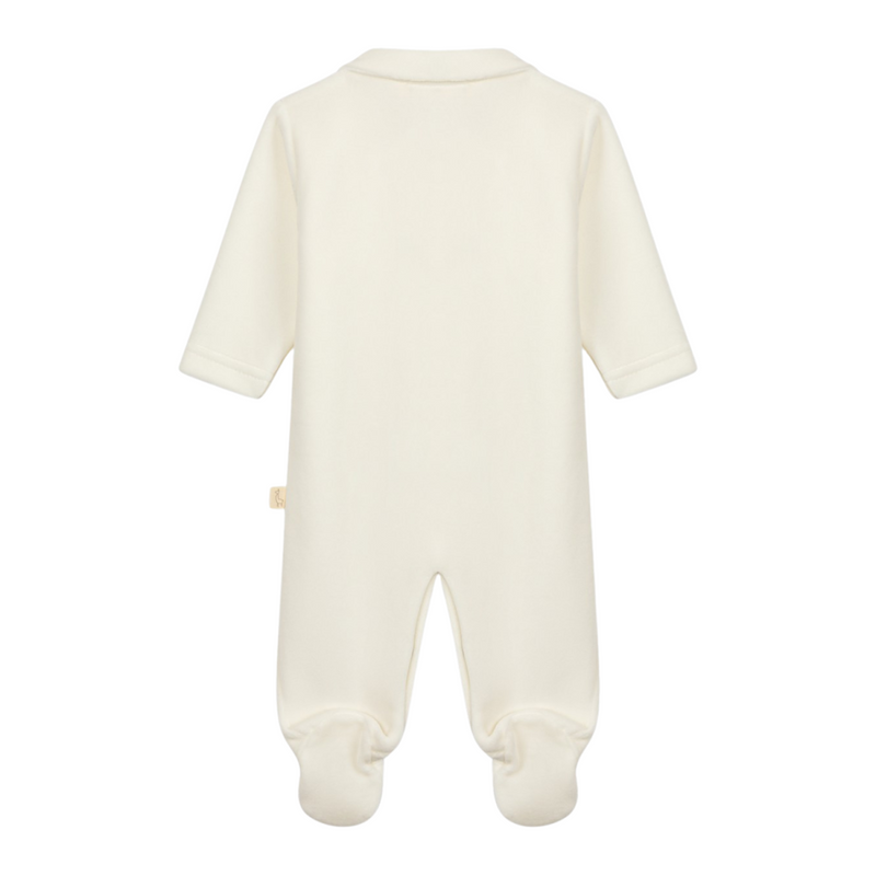 Baby Gi - Babypakje met geborduurd bloemetje - Ivoor