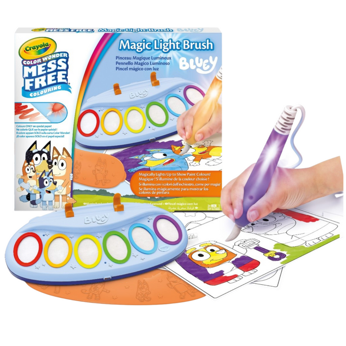 Crayola - Color Wonder Magic Light-Up Brush Bluey