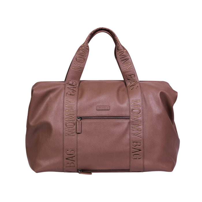 Childhome - Mommy Bag ® Verzorgingstas - SIMILI LEER DONKERBRUIN