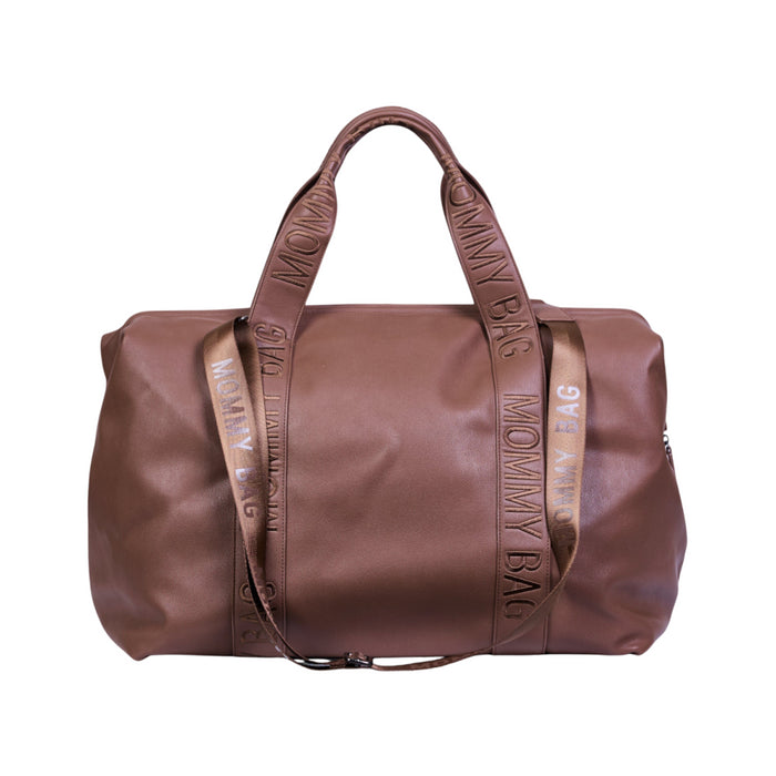 Childhome - Mommy Bag ® Verzorgingstas - SIMILI LEER DONKERBRUIN