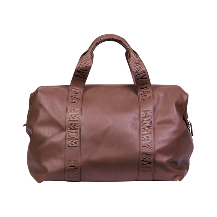 Childhome - Mommy Bag ® Verzorgingstas - SIMILI LEER DONKERBRUIN