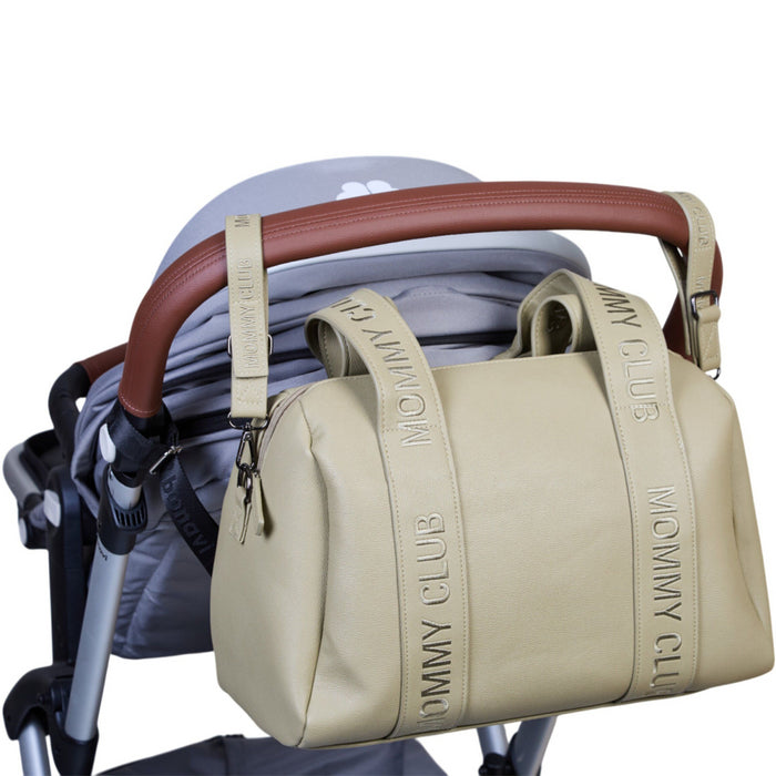 Childhome - MOMMY CLUB VERZORGINGSTAS - SIGNATURE - SIMILI LEDER - Groen