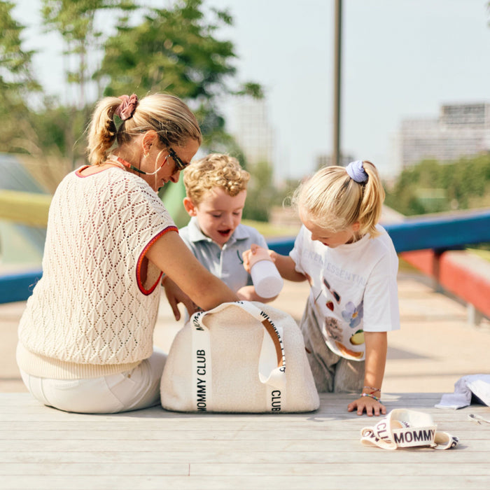 Childhome - MOMMY CLUB VERZORGINGSTAS - SIGNATURE - Teddy - Ecru