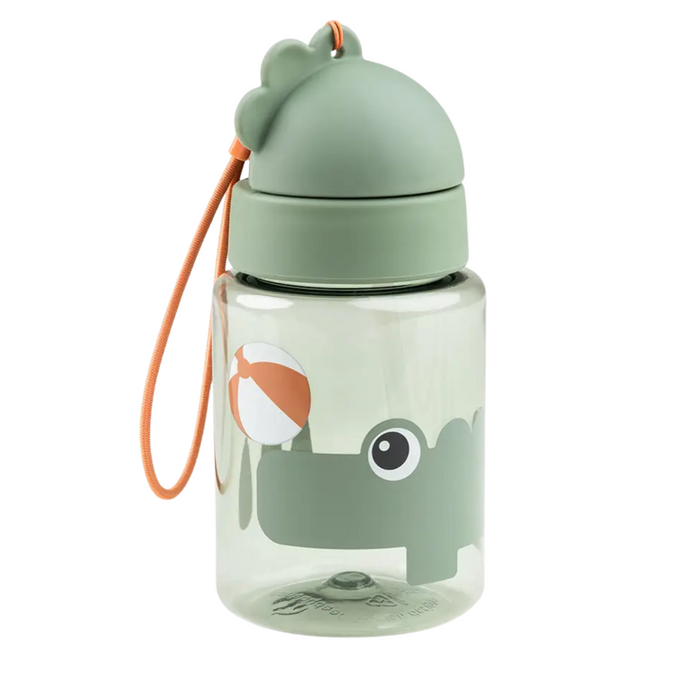 Done by Deer - Straw bottle Playground Green (280 ml)