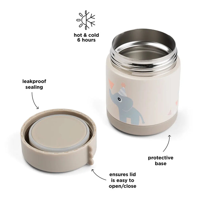 Done by Deer - Insulated food jar Celebration Sand 300 ml