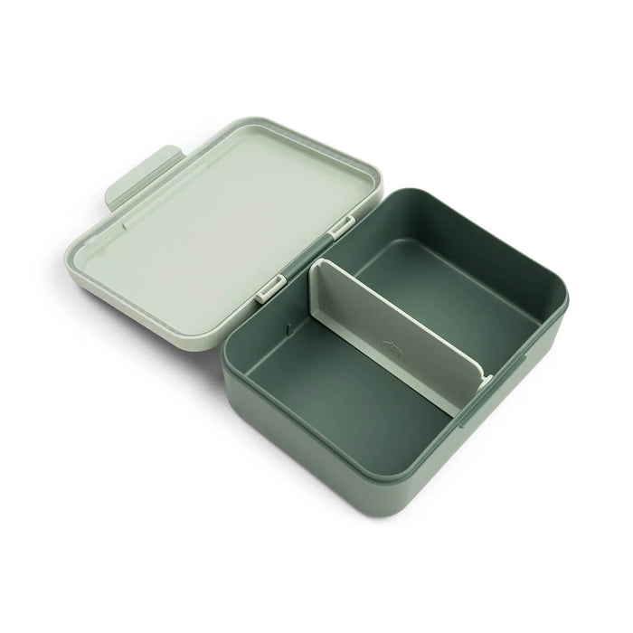 Done by Deer - Lunch box w/divider Tiny trails Green
