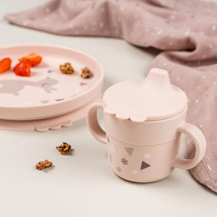 Done by Deer - Foodie dinner set w/suction Celebration Powder