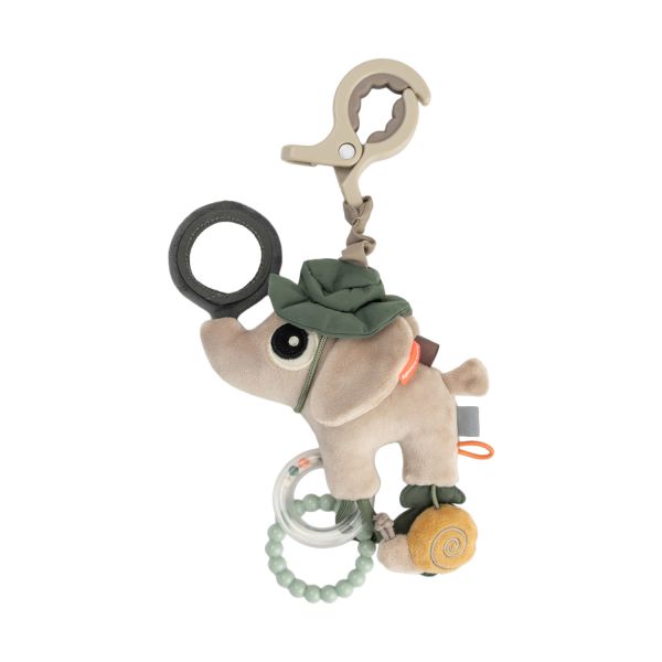 Done by Deer - Activity toy met clip Elphee Tiny trails - Sand