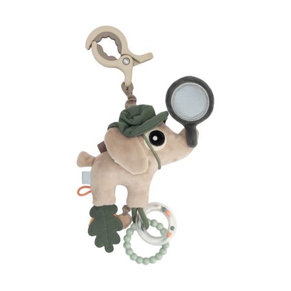 Done by Deer - Activity toy met clip Elphee Tiny trails - Sand