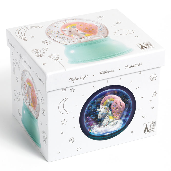 Djeco - SNOW BALL NIGHLIGHT - Unicorn