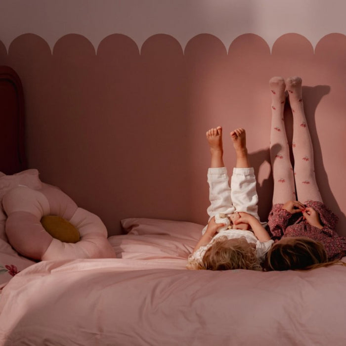 Gebreid kussen - Fairy Garden - Bloem