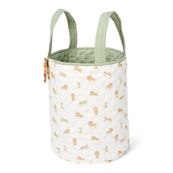 Little Dutch - Opbergmand Groot - Groen - Safari Leo