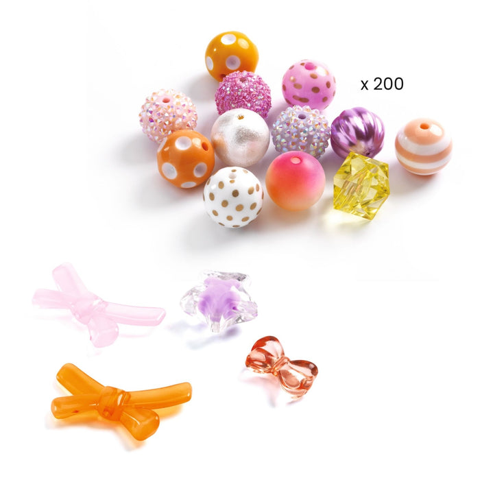 Djeco - Kralen - Bubble beads, Gold