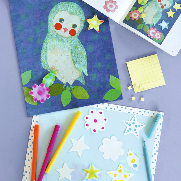 Djeco - KLEURPLEZIER VOOR KLEINTJES – Dots en Pompoms – In het gras – FSC MIX