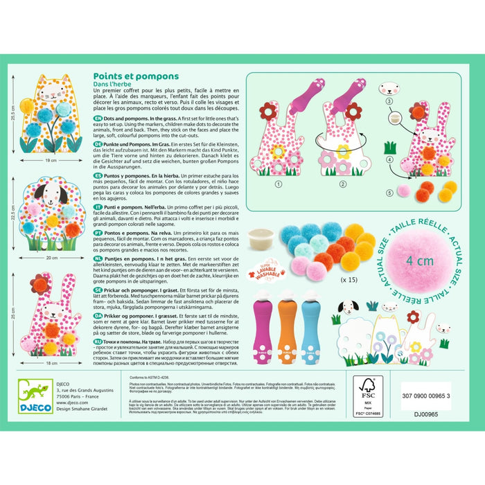 Djeco - Dots en Pompoms