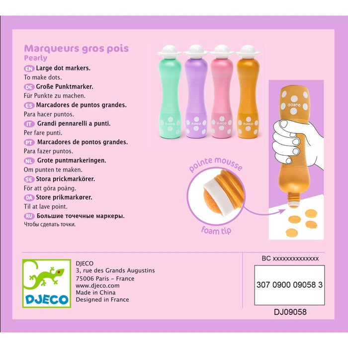 Djeco - Grote stippenmarkers