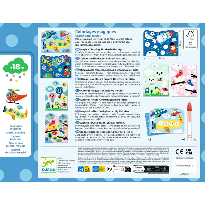 Djeco - Magic ColouringVerborgen in de lucht