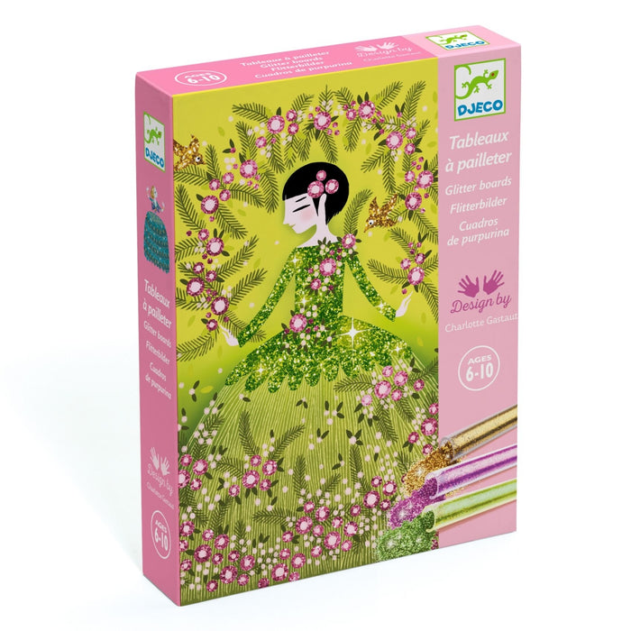 Djeco - Glitter Board - Glitterjurken maken