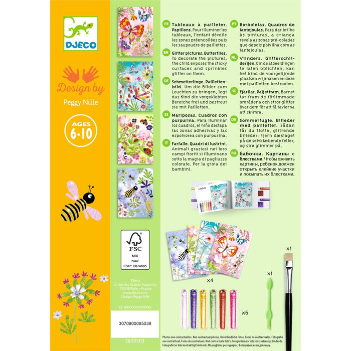 Djeco - Glitter Board - Butterfly