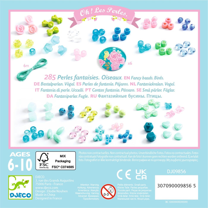 Djeco - Kralen - Abundance Beads - Vogels