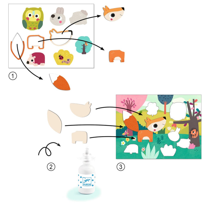 Djeco - Collages voor de kleintjes