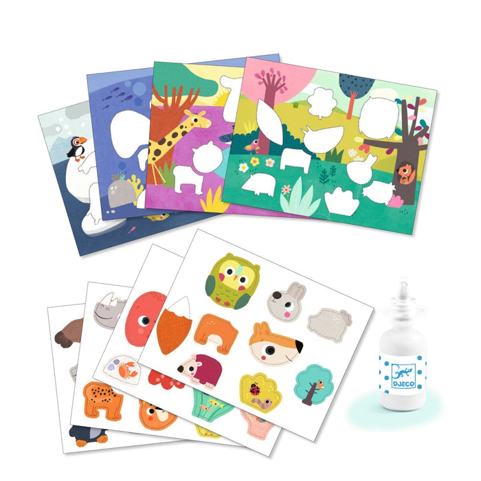 Djeco - Collages voor de kleintjes