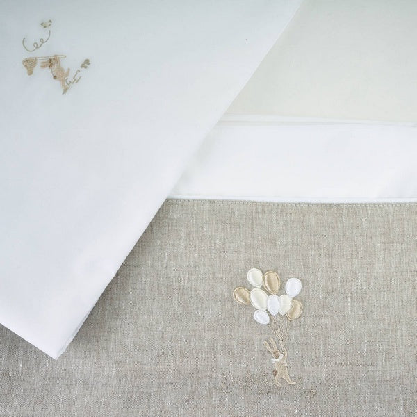 Theopile & Patachou  - Natural Garden Party - Laken bed 105x170cm + sloop