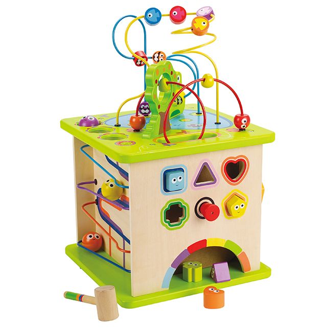 Hape - Country Critters Play Cube