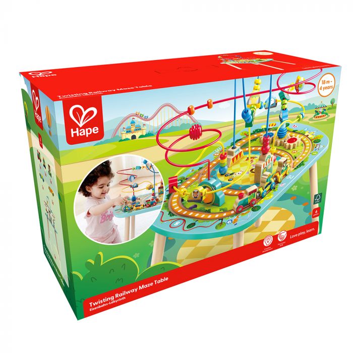 Hape - Twisting Railway Maze Table