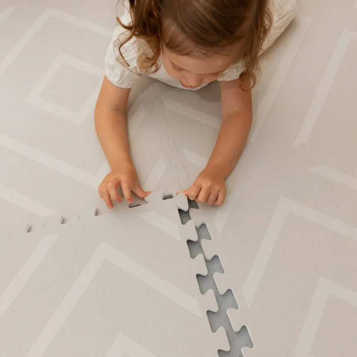 Eeveve -  Puzzle Mat Modern Blocks  - Dune