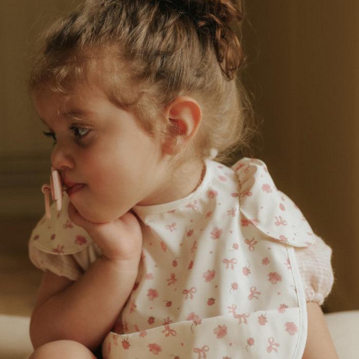Elodie - Slabbetje met opvangbakje - Petit River Rose