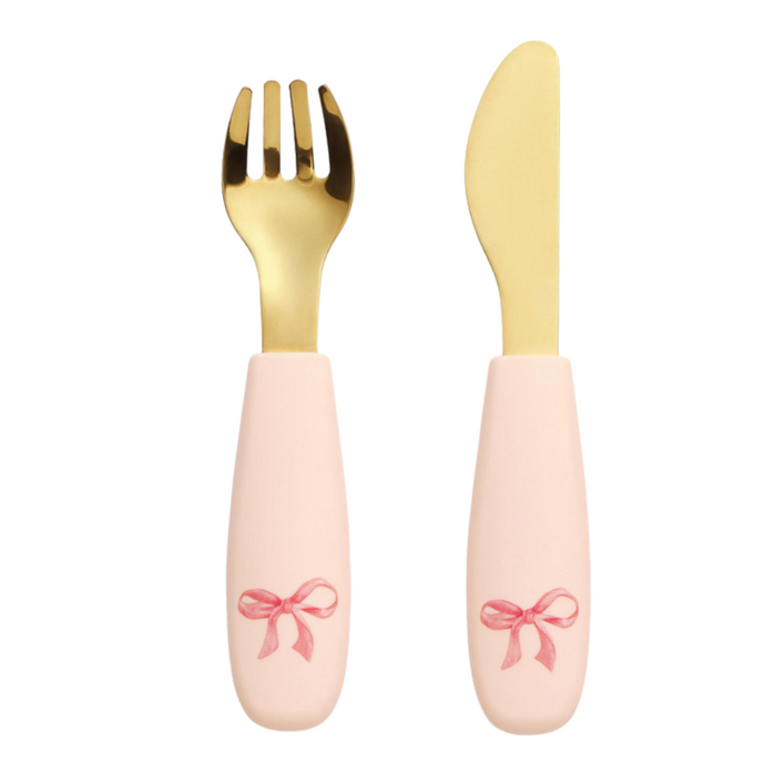 Elodie - Silicone plate Set - Set Rosy Bow