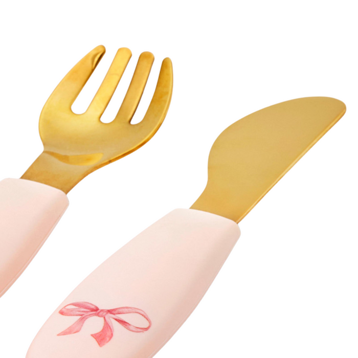 Elodie - Silicone plate Set - Set Rosy Bow