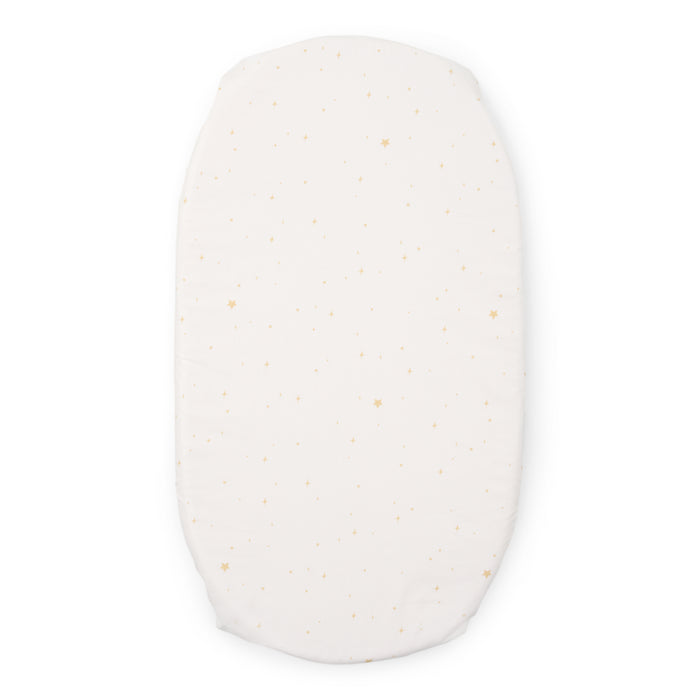 Poetree - Etoile Sand - Poplin Hoeslaken voor wieg 35x75x5cm