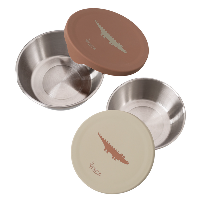 Fresk - Fresk Snackbox set 2 pcs. Crocodile