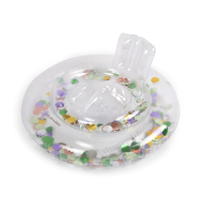 Filibabba - Baby swim ring Alfie - Rainbow Confetti