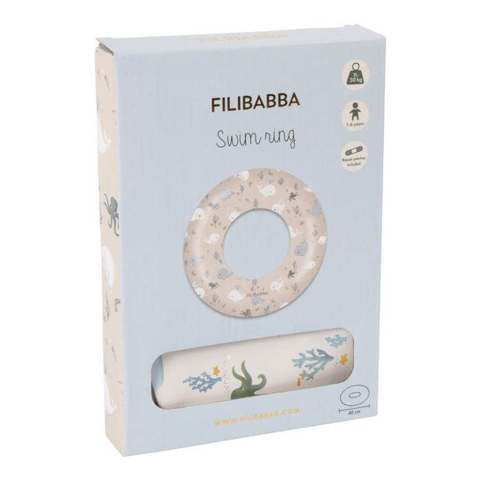 Filibabba - Zwemband Alfie – Walvis