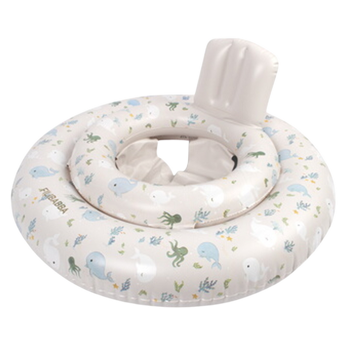 Filibabba - Baby swim ring Alfie – Walvis