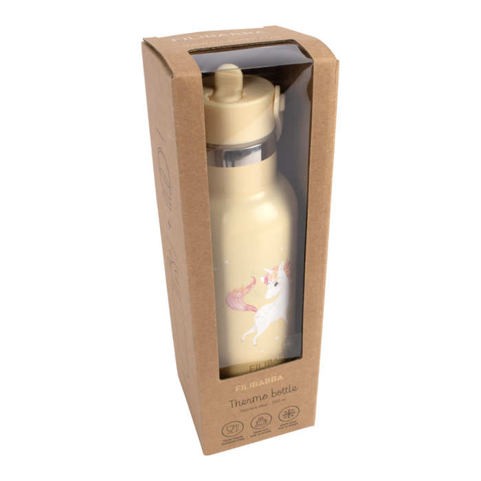 Filibabba - Stainless steel water bottle - Unicorn