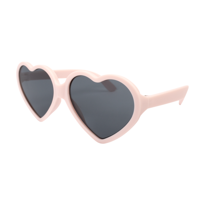 Filibabba - Kids sunglasses in recycled plastic – Heart – Peach