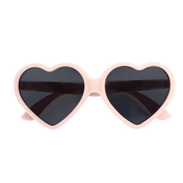 Filibabba - Kids sunglasses in recycled plastic – Heart – Peach