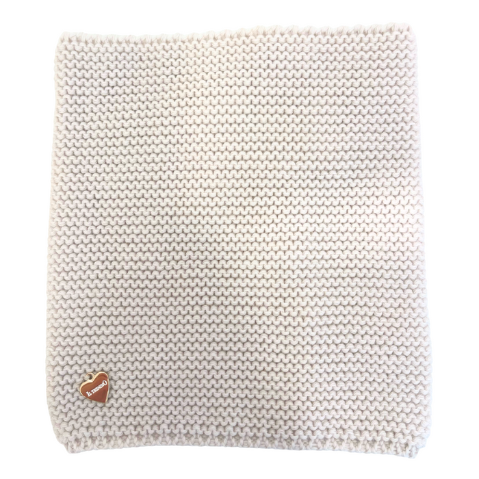 Il Trenino - Wollen nekwarmer - Lichtbeige