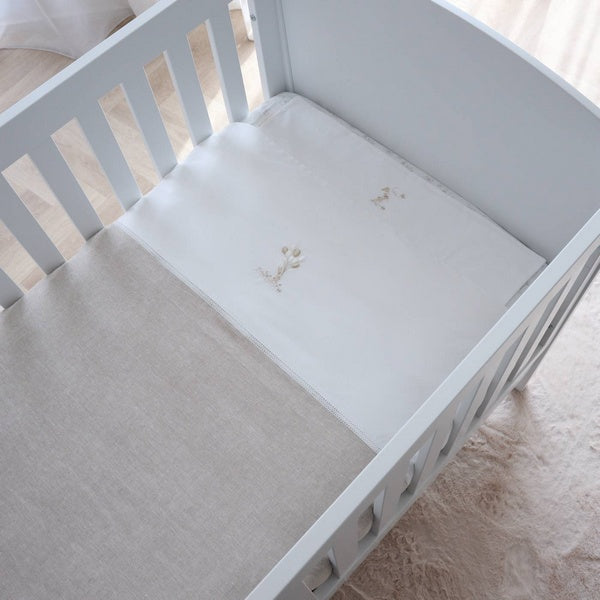 Theopile & Patachou  - Natural Garden Party - Donsovertrek bed 100x135cm  + sloop