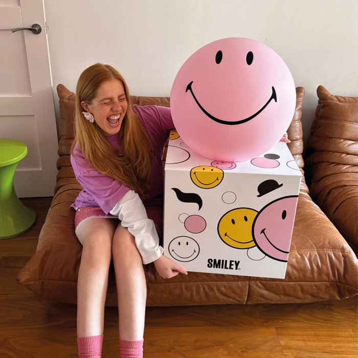 Mr Maria - Smiley XL lamp - Pink