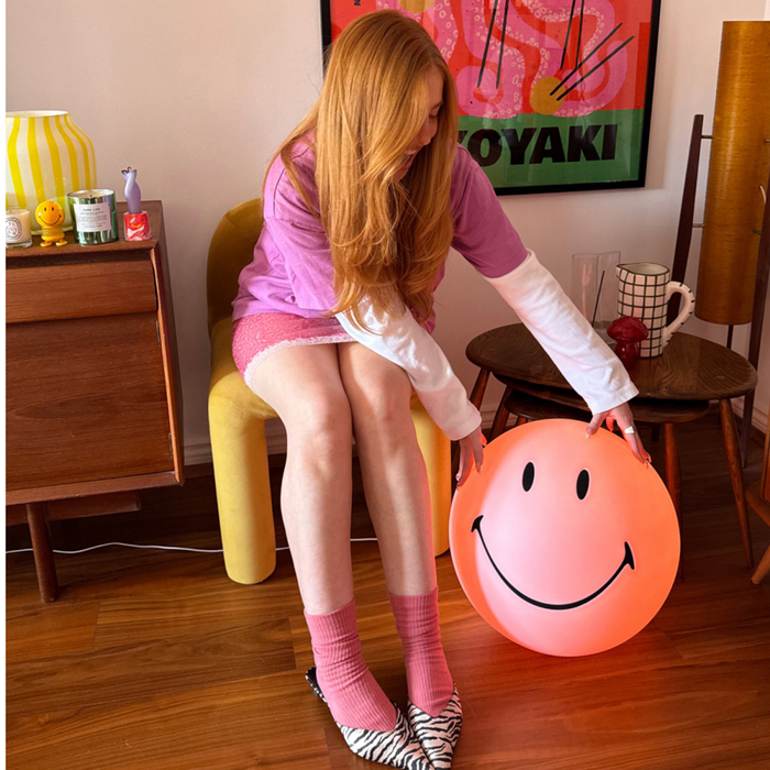 Mr Maria - Smiley XL lamp - Pink