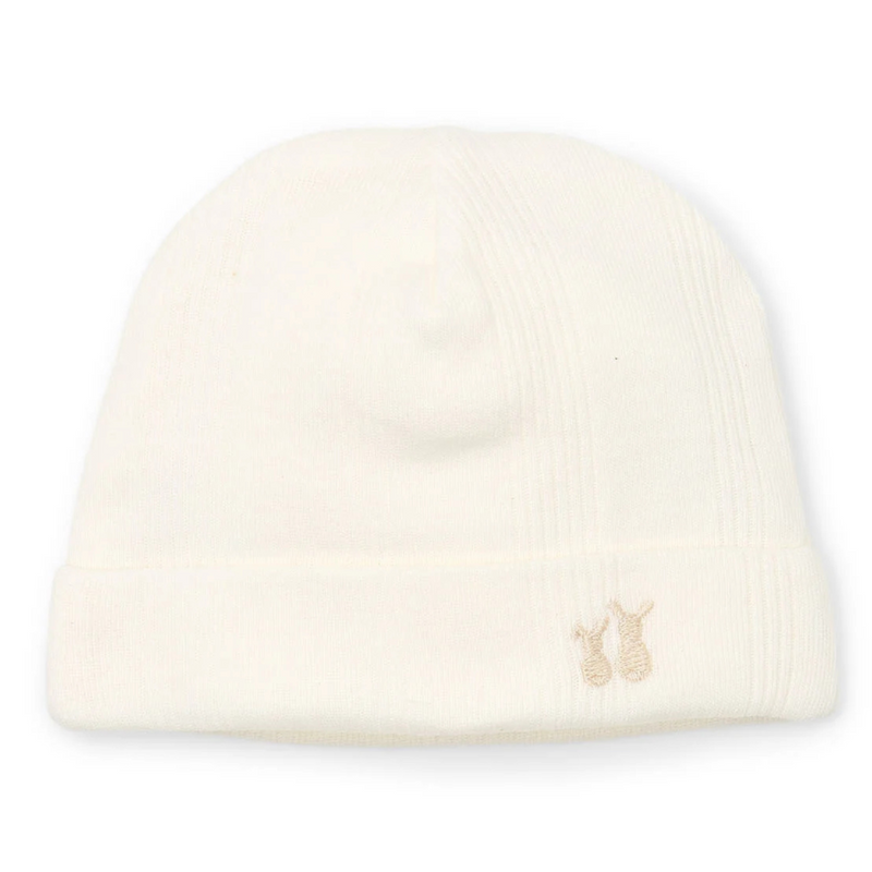 Poetree - Baby Hat - Rib - Creme